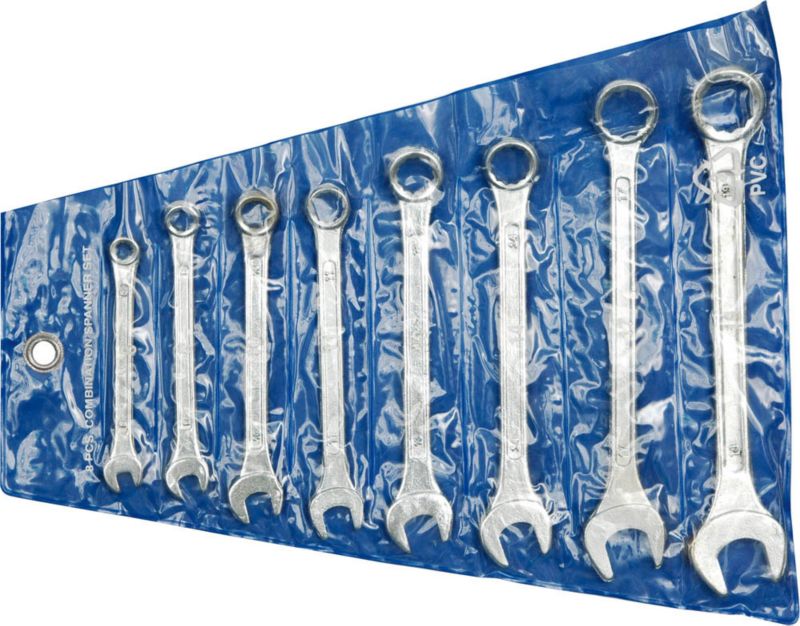 Vorel flad-øgle nøglesæt 6 - 19 mm, 8 dele