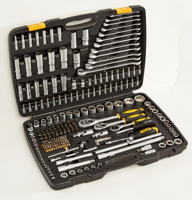 Vorel værktøjssæt 1/2'' 216 dele