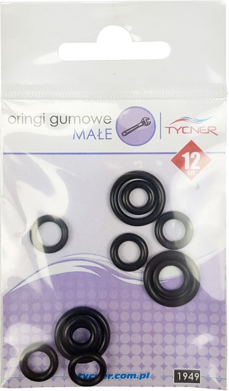 Sæt med små o-ringe, 12 dele
