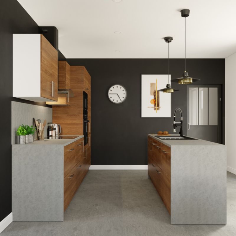 Udskiftelige paneler til GoodHome Chia søjle 57 x 201 cm med træstruktur