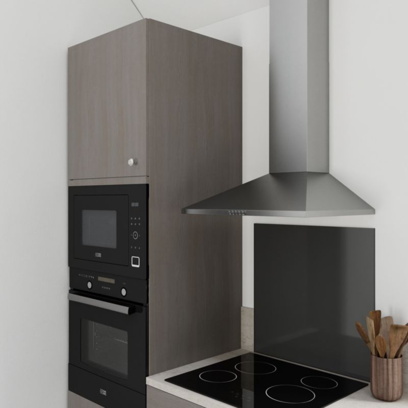 Udskiftelige paneler til GoodHome Chia søjle 57 x 201 cm i grå eg