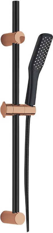 Kuchinox Alanis brusebatterisæt sort / rosaguld