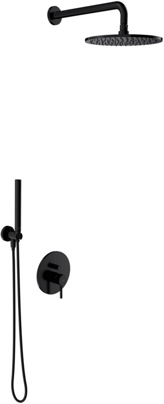 Indbygget sort Omnires Preston brusesæt