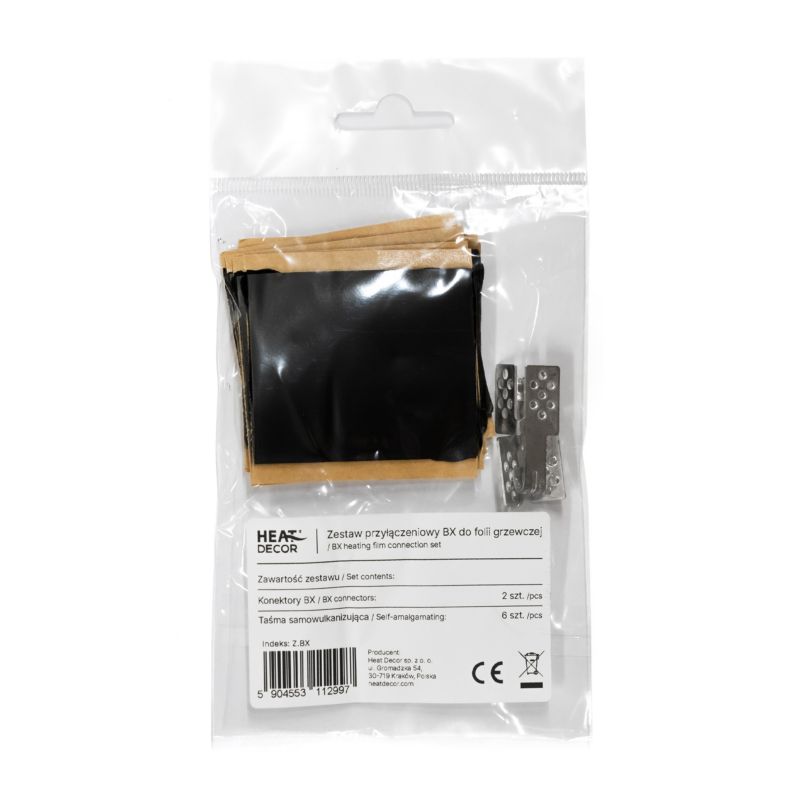 BX-tilslutningssæt til varmemåtte