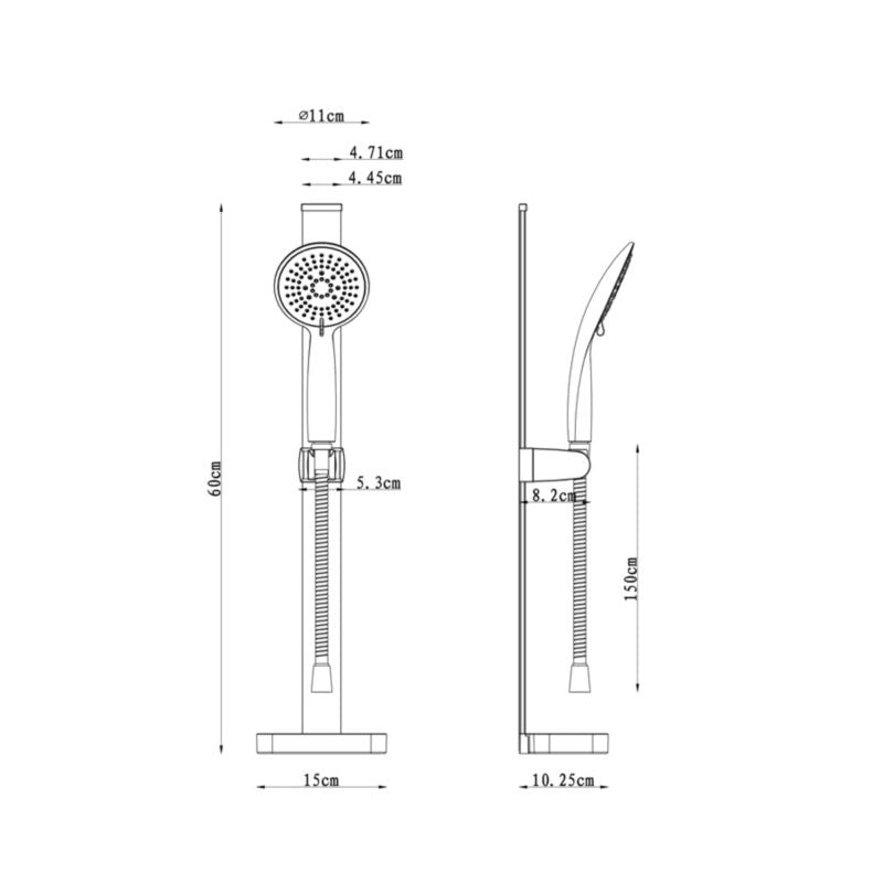 Selvklæbende brusebadsæt