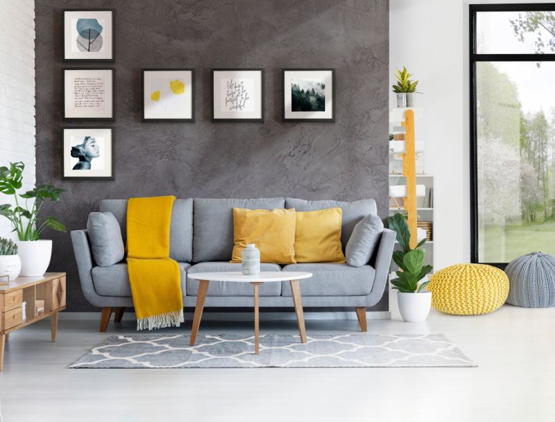 Sæt med 3 dybe 3D-fotorammer BD art 28x28 cm hvid