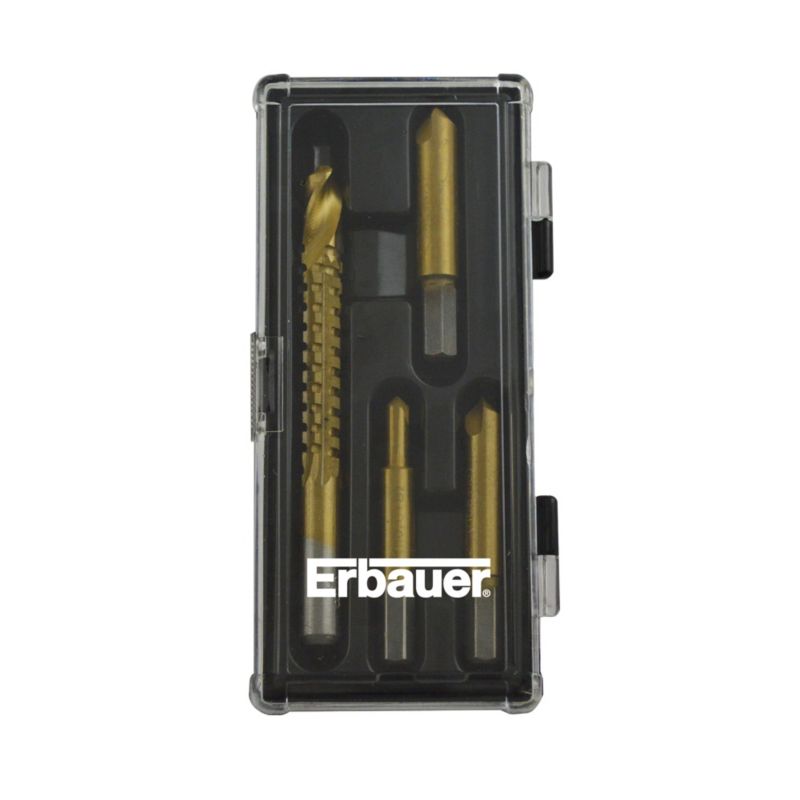 Erbauer sæt med 4 gevindudvidere til skruer