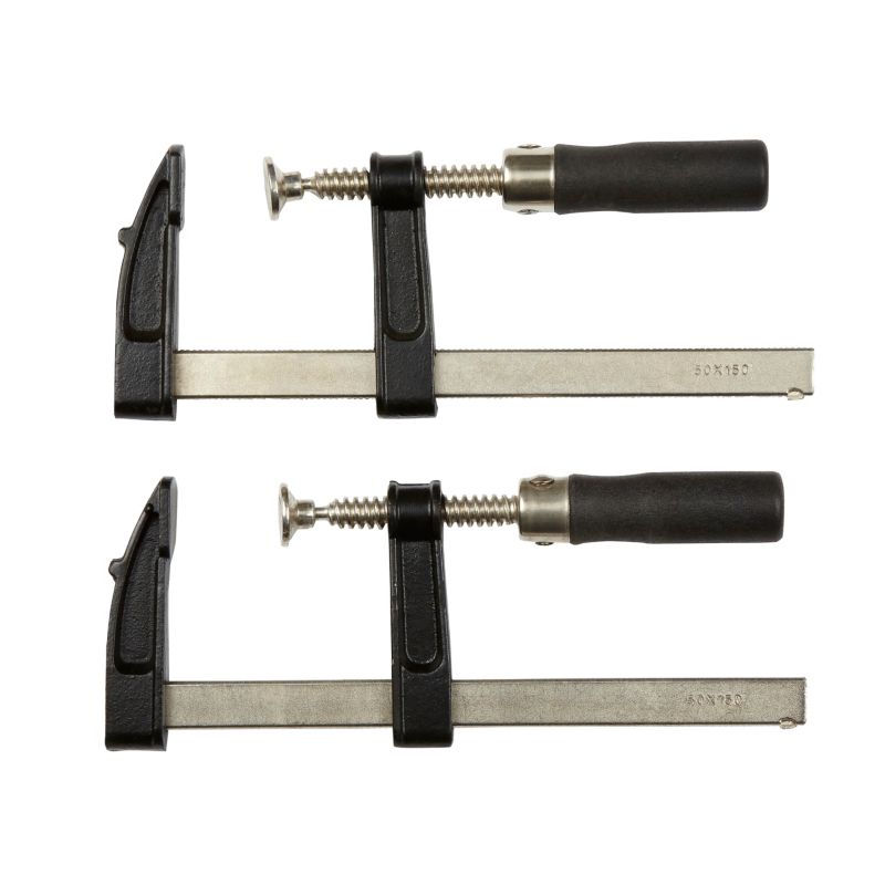 Sæt med 2 klemmer 150 x 50 mm