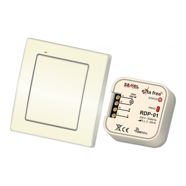 Trådløst belysningsstyringssæt med dæmpningsfunktion Zamel RZB-02