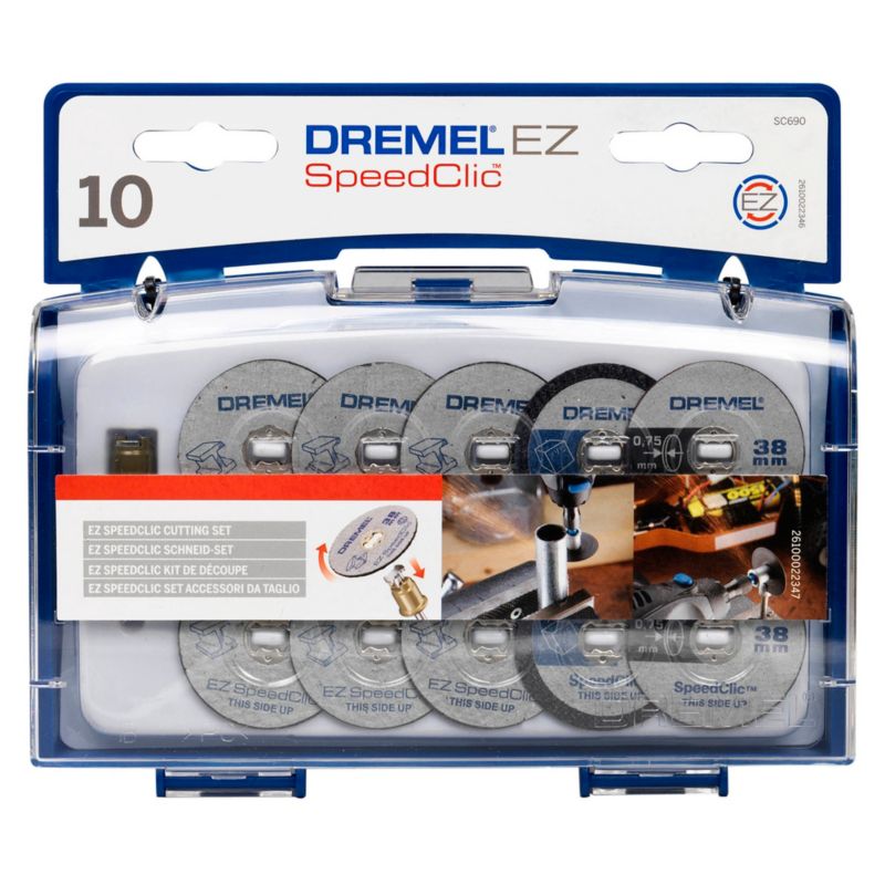 Dremel SpeedClic 10-pak skæreskiver