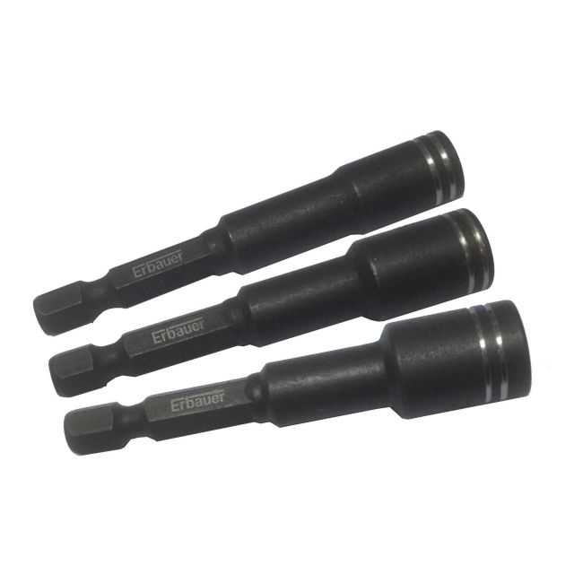 Erbauer sæt med 3 møtrikholdere