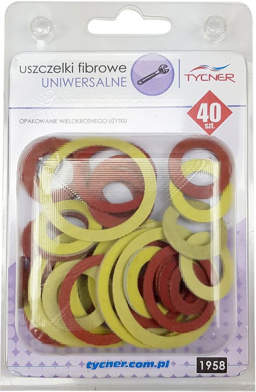 Sæt med 40 fibertætninger