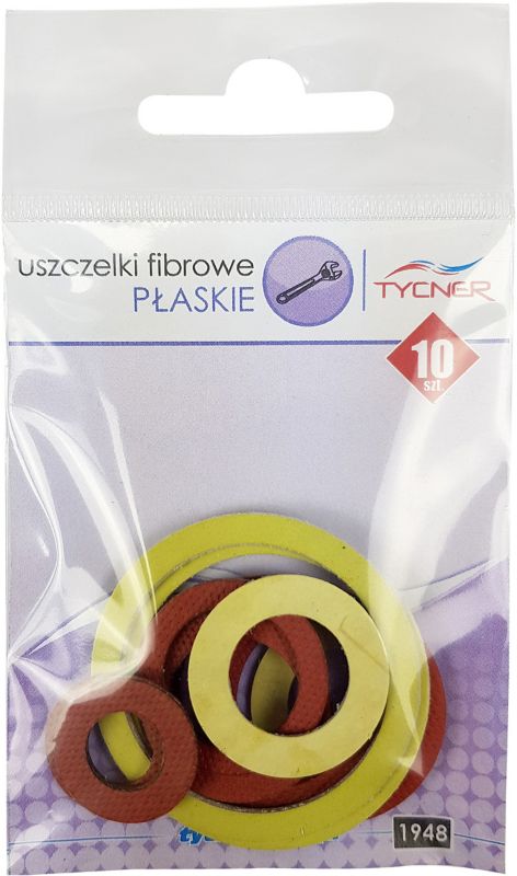 Sæt med 10 fibertætningsringe