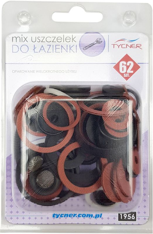 Sæt med 62 pakninger til badeværelse