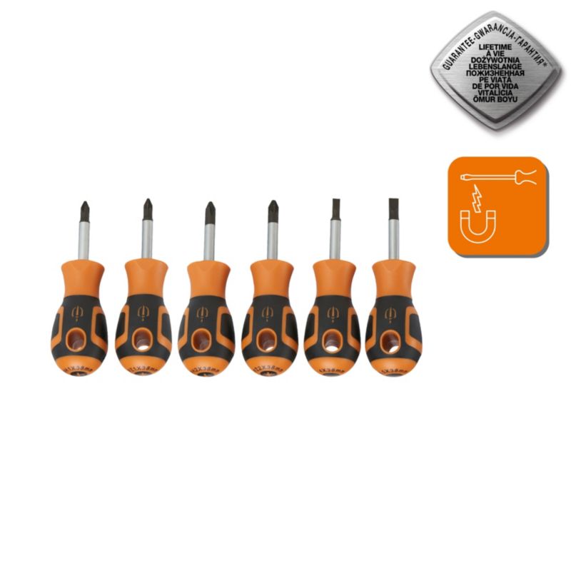 Magnusson kortskruetrækkersæt, 6 dele