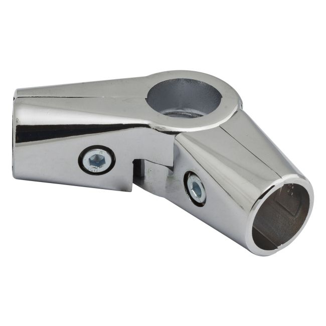 To-armet forbindelse til garderobe, Ø 32 mm, krom