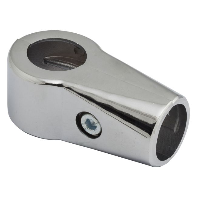 Enarmsforbindelse til garderobe, Ø 32 mm, krom