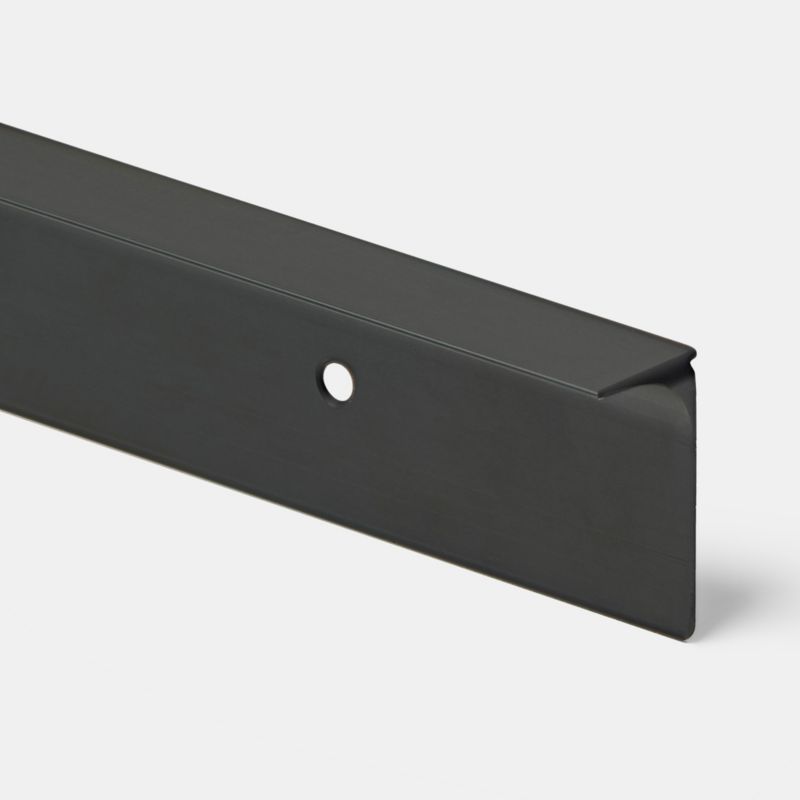 GoodHome hjørnebeslag til bordplade 38 mm R3 mat-sort