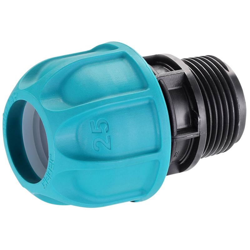 Rørforbindelse 1'' med udvendigt gevind 3/4''