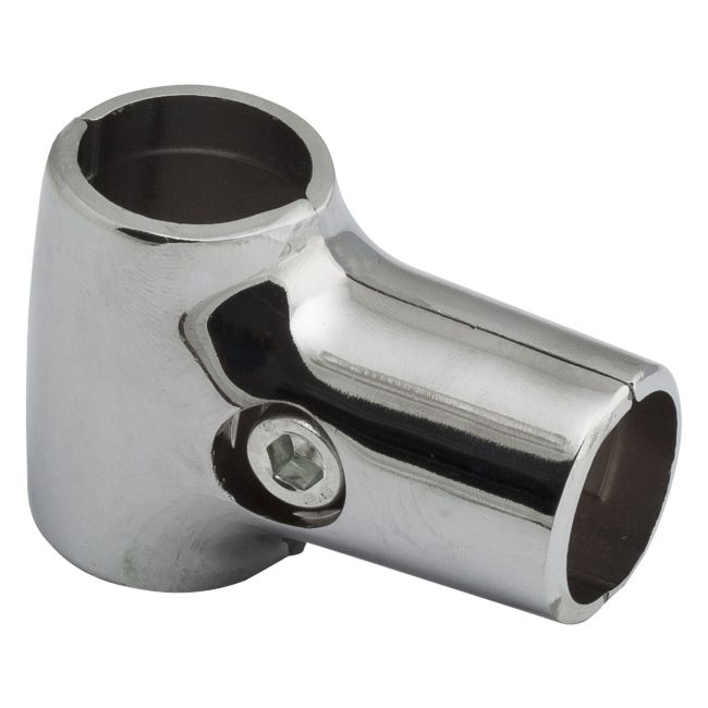 T‑type samling til fi 25 mm rør i krom