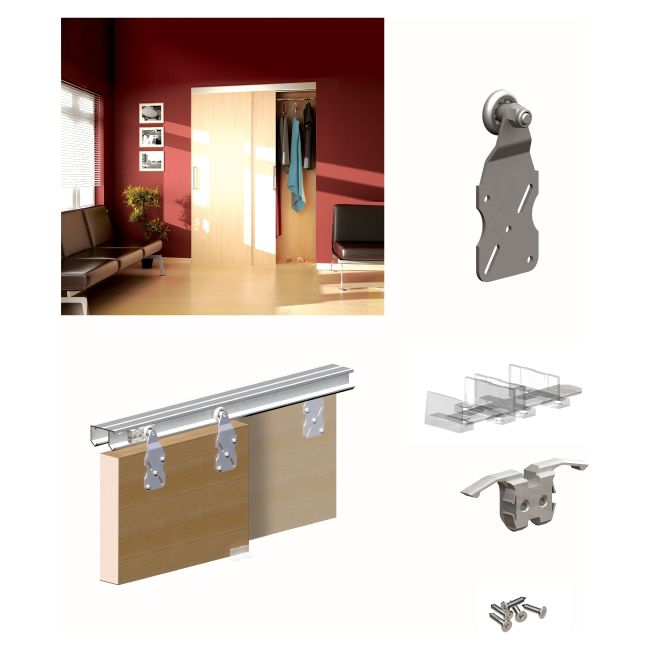 Sammenkoblinger til Valcomp Horus WO1 skydedøre, komplet sæt