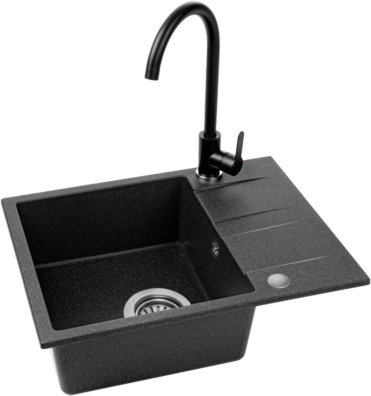 Granitvask Bon 44 x 56 cm mat-sort