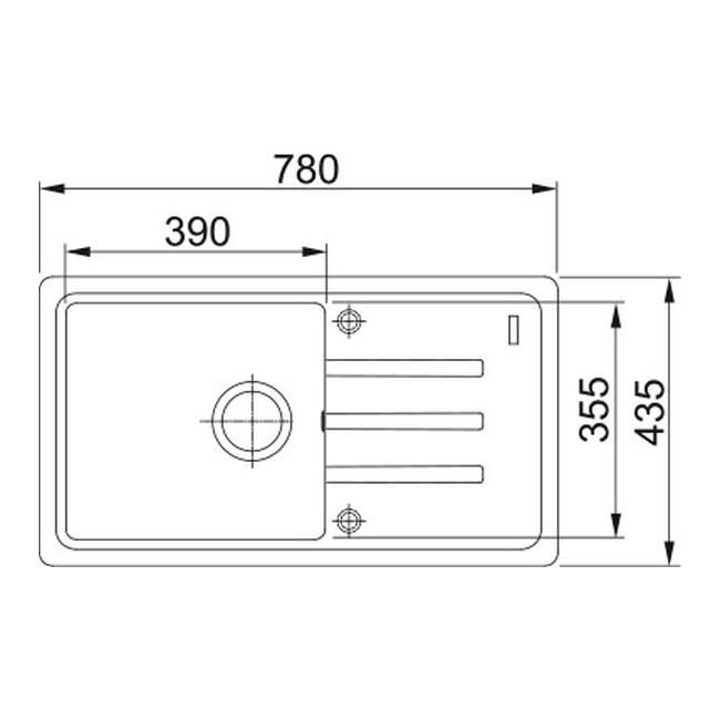 Granitvask Franke Bliss 611-78 onyx