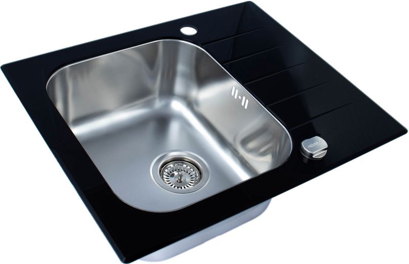 Genesis Vitro 10 1-kammer glasvask i sort