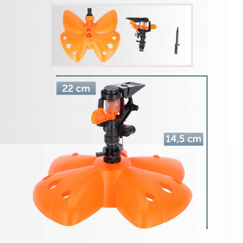 KADAX oscillerende havevander med aluminiumsrør til effektiv vanding