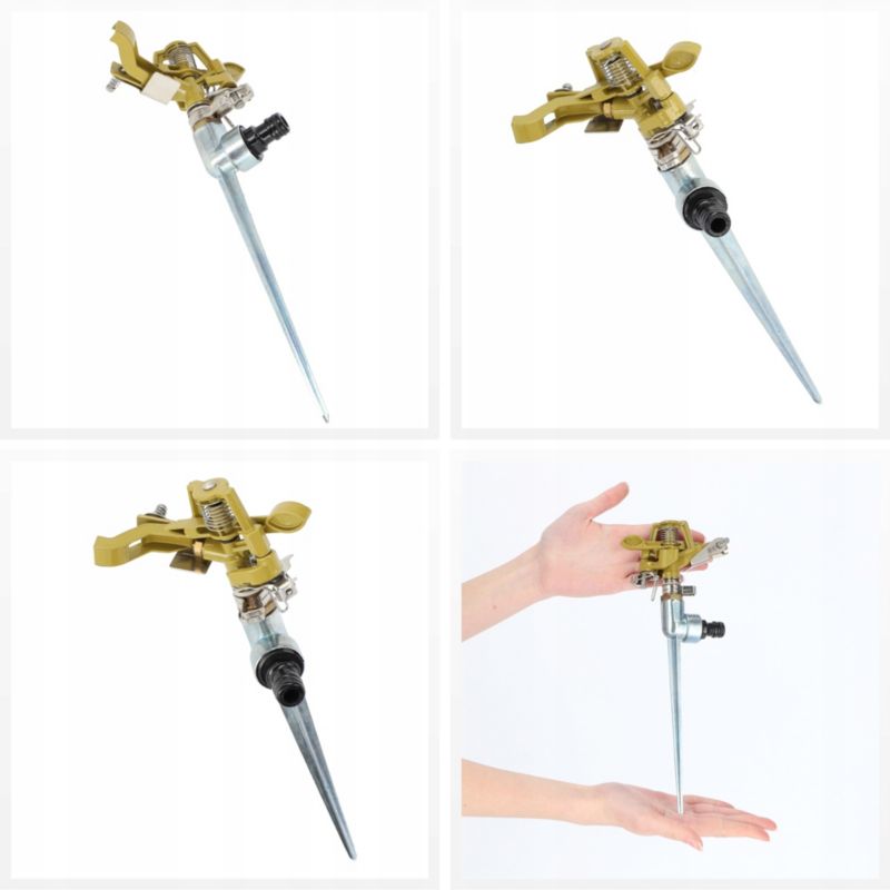 KADAX pulsationssprinkler med metalspyd til havevanding, 1 stk.