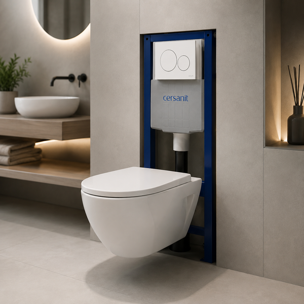 Indbygningscisterner med toilet