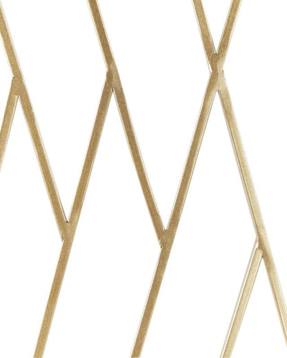 3-panel gulvskærm Asolo i guld, 1 stk.