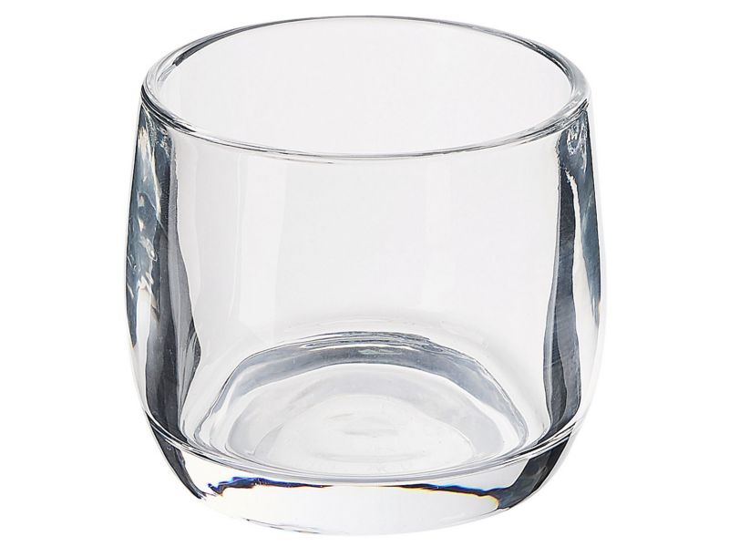 4-delers sæt med gennemsigtige glas badeværelsestilbehør Sonora 1 sæt