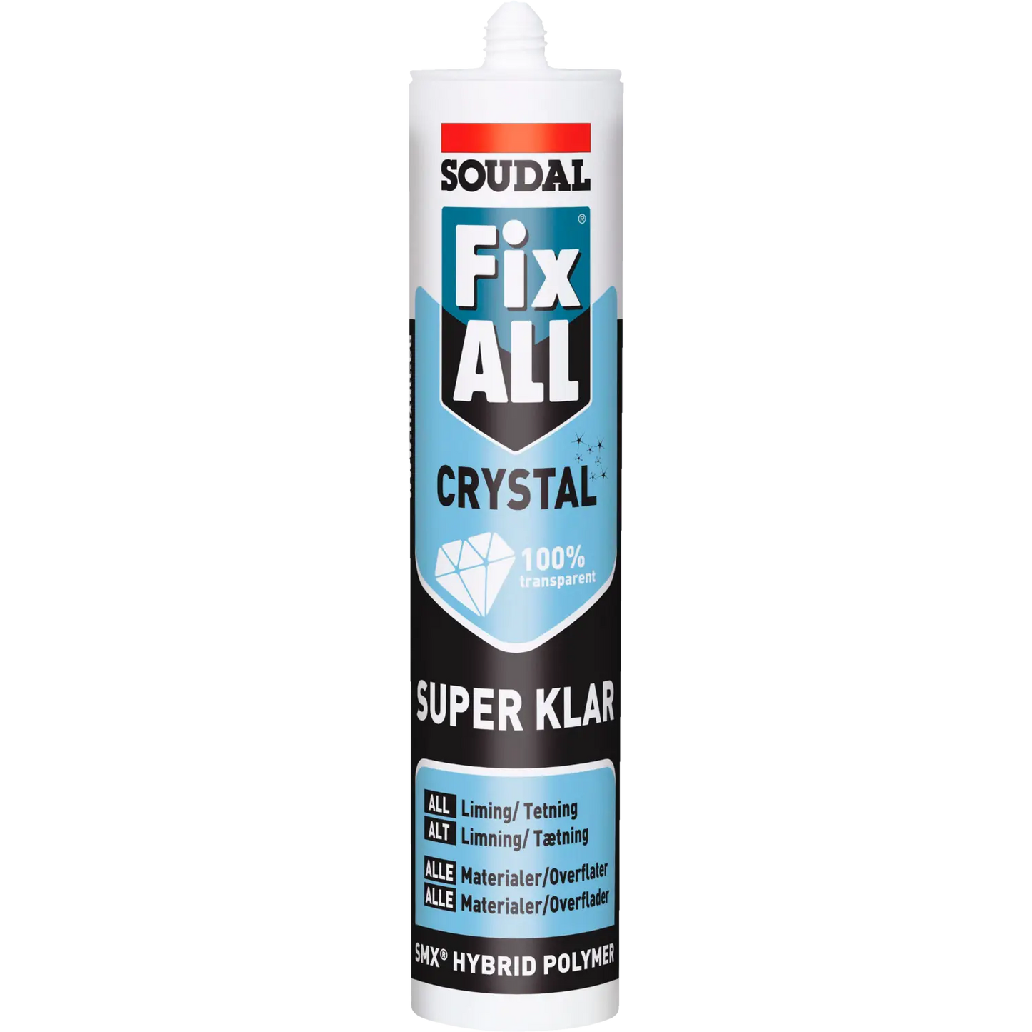 Soudal Fix ALL® Crystal Klar Multifuge/Lim 290 ml