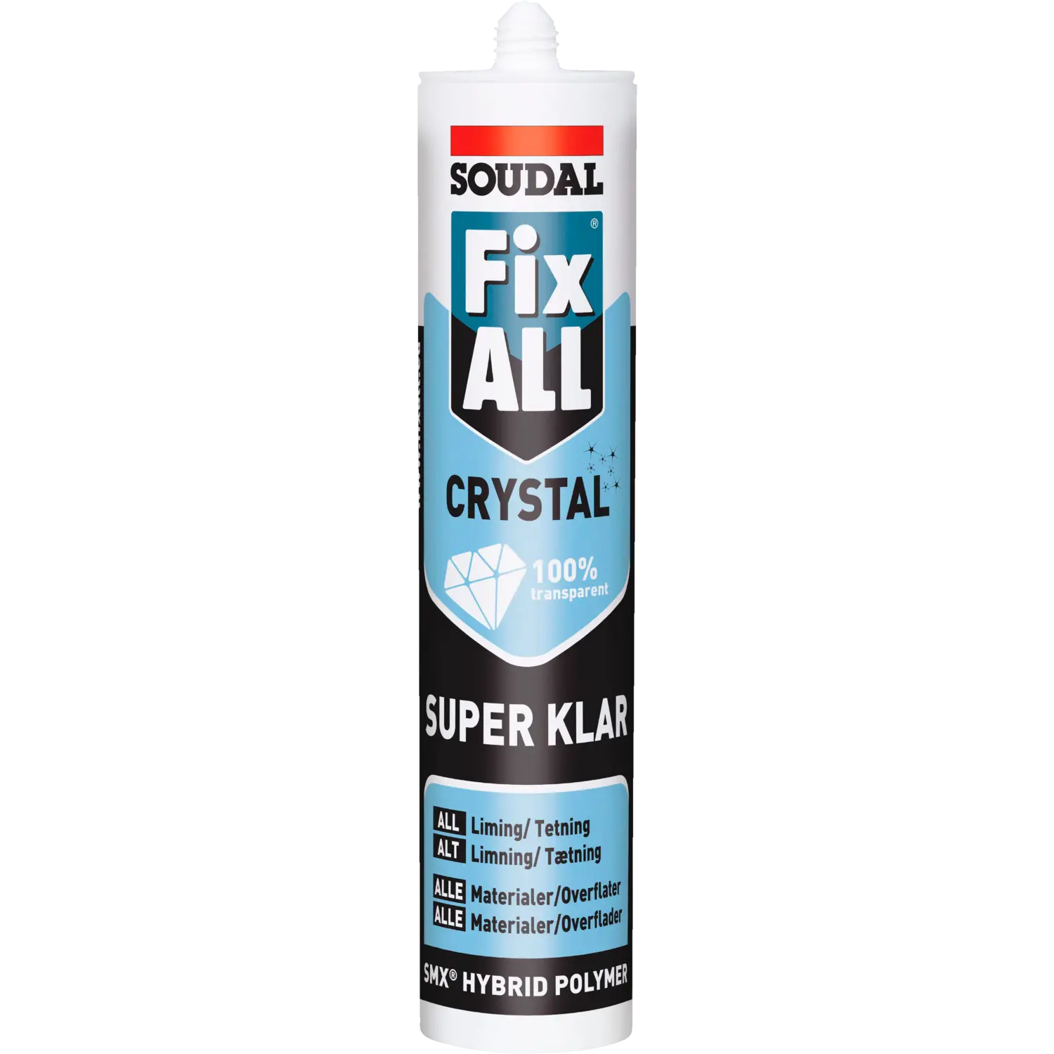Soudal Fix ALL® Crystal Klar Multifuge/Lim 290 ml