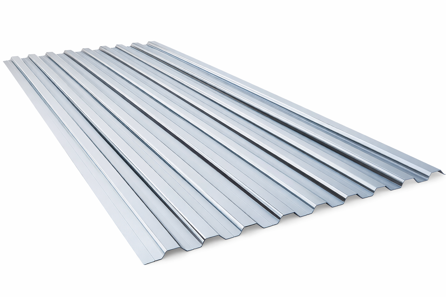 Transparent trapez PVC plade 0,9 x 2 m