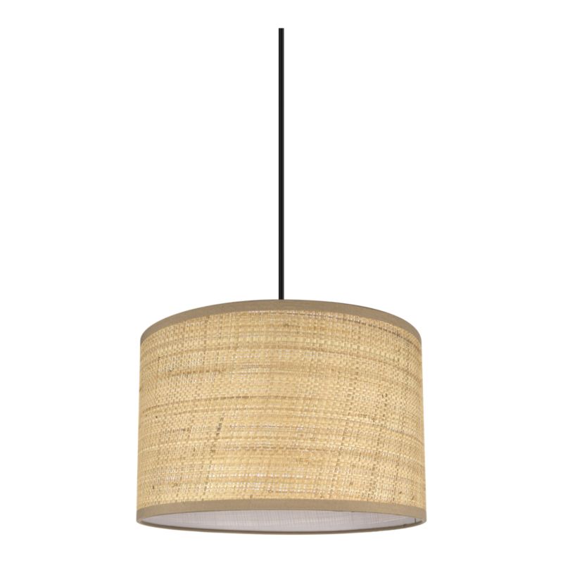 Rund Lampeskærm Kepezin M Raffia 30 cm