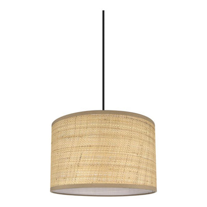 Rund Lampeskærm Kepezin M Raffia 30 cm