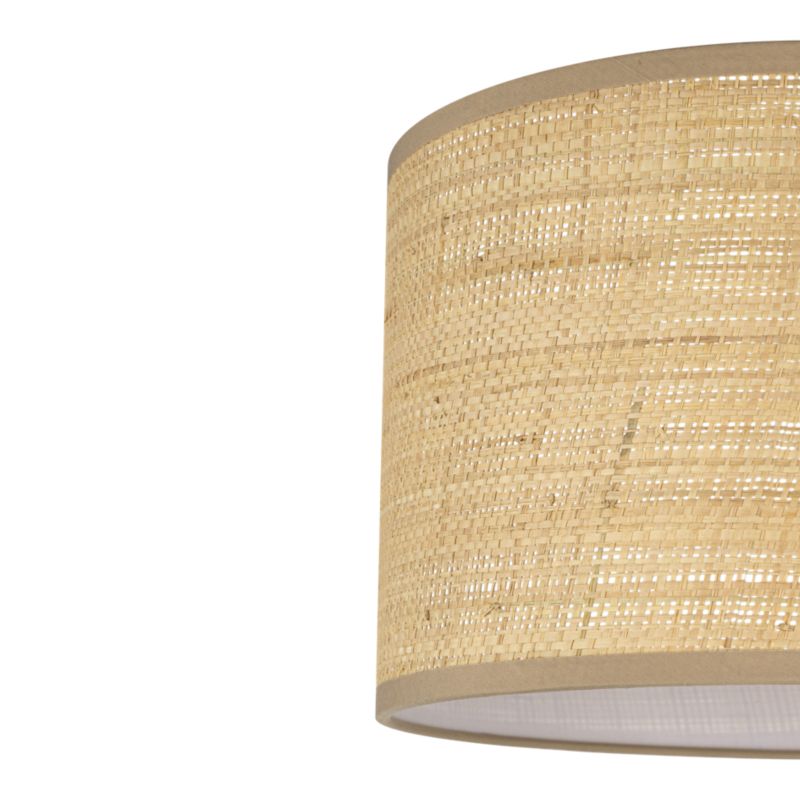 Rund Lampeskærm Kepezin M Raffia 30 cm