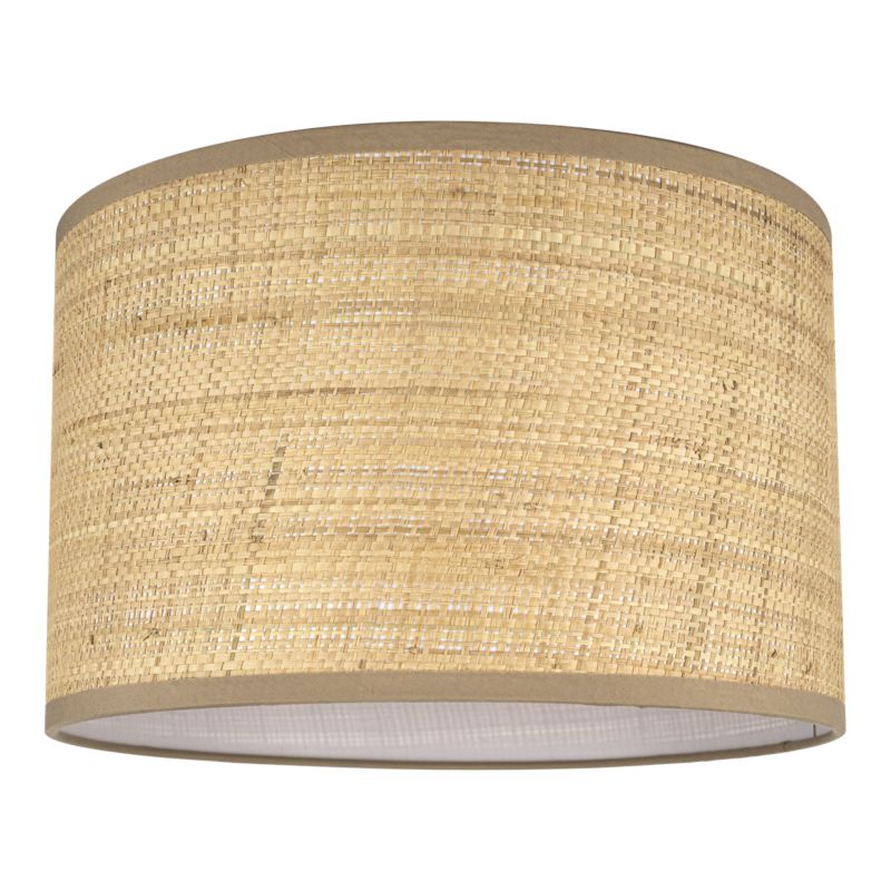 Rund Lampeskærm Kepezin M Raffia 30 cm
