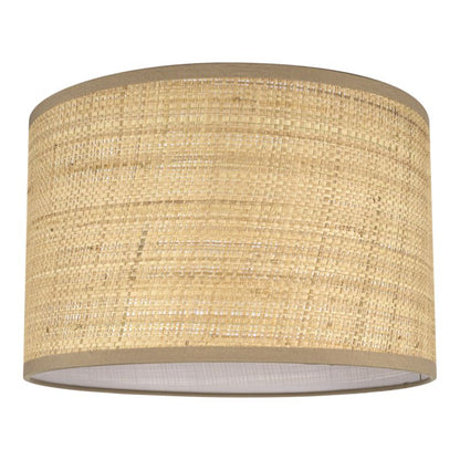 Rund Lampeskærm Kepezin M Raffia 30 cm