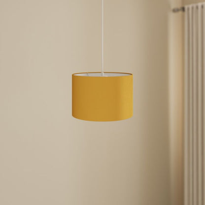 Rund Lampeskærm Kepezin M 30 cm Gul