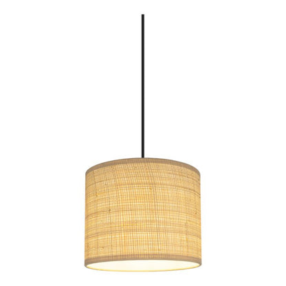 Rund Lampeskærm Kepezin S Raffia 20 cm Natur