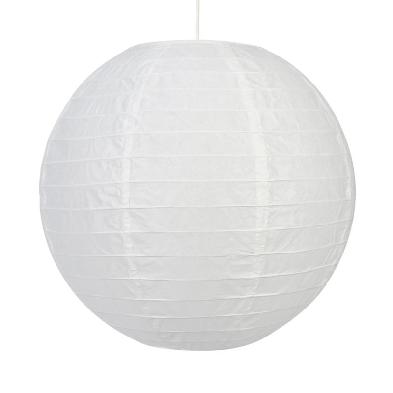 Papirabażur Raqis 28 cm Hvid