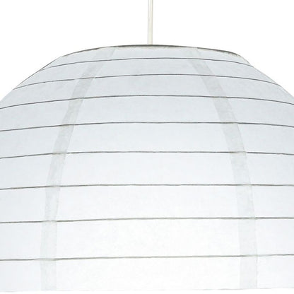 Papirabażur Raqis 28 cm Hvid