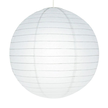Papirlampeskærm Raqis 58 cm Hvid