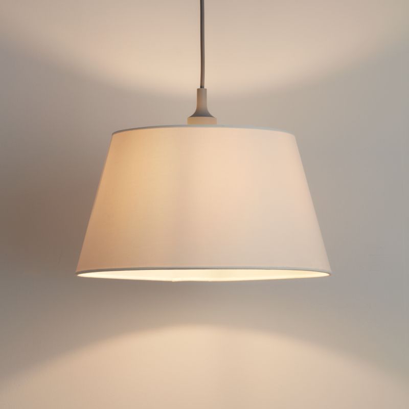 Skærmlampeskærm Lokombi L 35 cm Krem