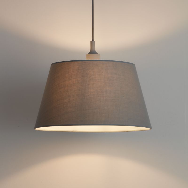 Skærmlampe Kegleformet Lokombi L Lys Grå 35 cm