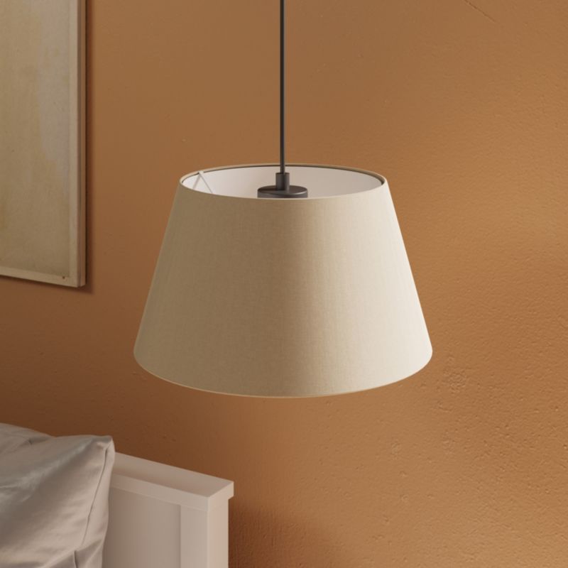 Skærm Kegle Lokombi M 30 cm Natur