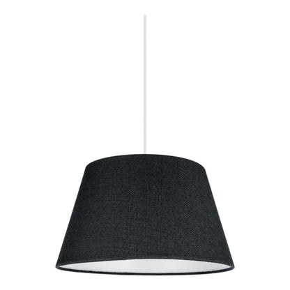 Skærmlampe Lokombi M 30 cm Mørkegrå Stof